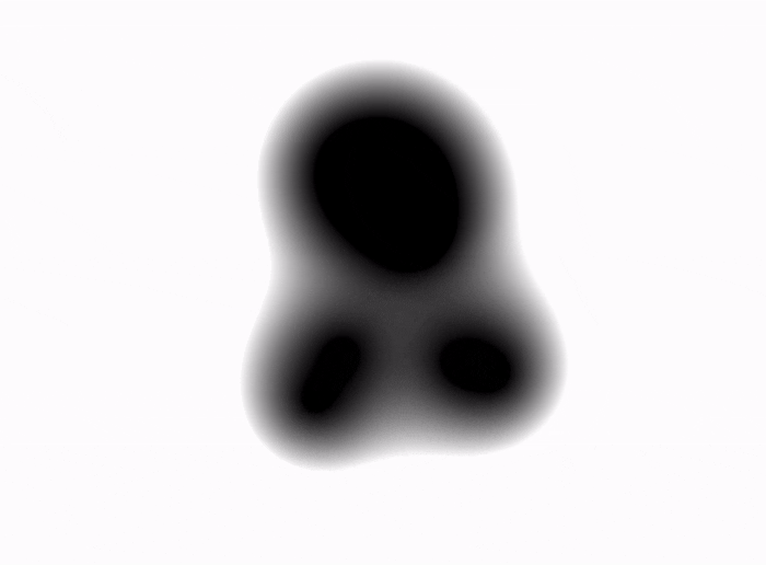 2D SDFでメタボール風